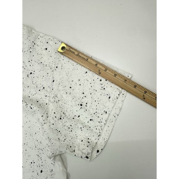 Warner Bros Looney Tunes Short Sleeve TShirt Size XL Retro Rasta Black Splatter - Picture 7 of 9